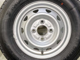 ヨコハマ アイスガード iG91 145/80R12 86/84N LT / キャロウィン T3 3.5J+34 100-4穴 4本