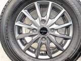 ブリヂストン W300 145/80R12 80/78N LT / BALMINUM 3.5J+44 100-4穴 4本