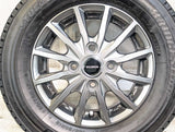 ブリヂストン W300 145/80R12 80/78N LT / BALMINUM 3.5J+44 100-4穴 4本