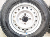 ダンロップ ウィンターマックス SV01 145R12 6PR / A100 4.0J+ 100-4穴 4本
