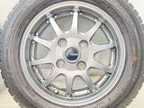 ダンロップ ウィンターマックス WM02 155/65R13 / G-SPEED 4.0J+45 100-4穴 4本