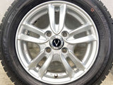 ダンロップ ウィンターマックス WM02 155/65R13 / VATRRA 4.0J+45 100-4穴 4本