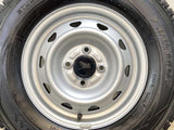 ダンロップ ウィンターマックス SV01 165/80R13 90/88LT / キャロウィン E4 4.5J+ 100-4穴 4本