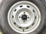ダンロップ ウィンターマックス SV01 165R13 6PR / キャロウィン E4 4.5J+ 100-4穴 4本