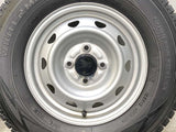 ダンロップ ウィンターマックス SV01 165R13 6PR / キャロウィン E4 4.5J+ 100-4穴 4本