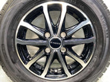 ダンロップ ウィンターマックス WM02 145/80R13 / E VANCE 4.0J+45 100-4穴 4本