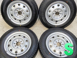 ダンロップ ウィンターマックス SV01 155/80R14 88/86LT / TOPY V6A 5.0J+ 100/114.3-4穴 4本