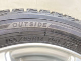 ヨコハマ アイスガード iG50 PLUS 155/65R14 / THE STRANGER 4.5J+44 100-4穴 4本