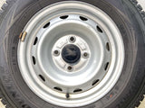 ダンロップ ウィンターマックス SV01 175/80R14 99/98LT / キャロウィン K3 5.0J+ 114.3-4穴 4本