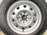 ダンロップ ウィンターマックス WM02 185/70R14 / TOPY V8 5.5J+ 100/114.3-4穴 4本