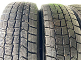 ダンロップ ウィンターマックス WM02 185/70R14 / TOPY V8 5.5J+ 100/114.3-4穴 4本