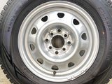 ダンロップ ウィンターマックス SV01 175/80R14 90/98LT / TOPY V6A 5.0J+ 100/114.3-4穴 4本