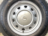 ダンロップ ウィンターマックス LV01 175/80R14 99/98LT / SCHWARZ V6A 5.0J+ 100/114.3-4穴 4本