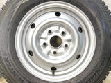 ダンロップ ウィンターマックス SV01 165/80R14 97/95LT / TOPY F365 5.0J+ 114.3-5穴 4本