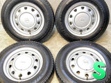 ダンロップ ウィンターマックス LV01 forVan 165/80R14 97/95LT / SCHWARZ MV V6A 5.0J+ 100/114.3-4穴 4本