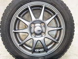イエローハット アイスフロンテージ 155/65R14 / SPORT ABELIA 4.5J+45 100-4穴 4本