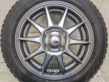 イエローハット アイスフロンテージ 155/65R14 / SPORT ABELIA 4.5J+45 100-4穴 4本