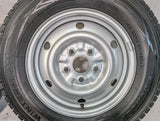 ダンロップ ウィンターマックス SV01 165/80R14 97/95N LT / TOPY F 5.0J+ 114.3-5穴 4本