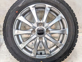 ダンロップ ウィンターマックス WM02 155/65R14 / EXSTEER 4.5J+45 100-4穴 4本