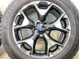 ダンロップ ウィンターマックス WM02 225/60R17 /スバル純正 7.0J+55 100-5穴 4本