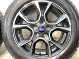 ダンロップ ウィンターマックス WM02 225/55R18 /スバル純正 7.0J+48 114.3-5穴 4本