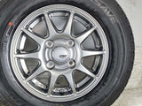 ダンロップ エナセーブ VAN01 145R12 6PR / SPORT ABELIA 4.0J+42 100-4穴 4本