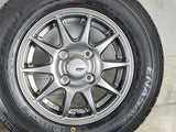 ダンロップ エナセーブ VAN01 145R12 6PR / SPORT ABELIA 4.0J+42 100-4穴 4本