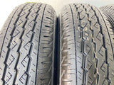 ブリヂストン K370 145/80R12 80/78N LT /ダイハツ純正 4.0J+ 100-4穴 4本
