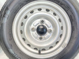 ブリヂストン K370 145/80R12 80/78LT /ダイハツ純正 4.0J+ 100-4穴 4本