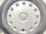 ヨコハマ ジョブ RY52 145/80R12 80/78 LT /スズキ純正 4.0J+ 100-4穴 4本