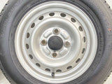 ヨコハマ スーパーバン 356 145/80R12 80/78LT /ダイハツ純正 4.0J+ 100-4穴 4本