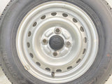 ヨコハマ スーパーバン 356 145/80R12 80/78LT /ダイハツ純正 4.0J+ 100-4穴 4本