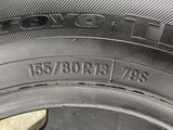 トーヨータイヤ TEO Plus 155/80R13 1本