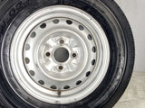 トーヨータイヤ V-02e 165R13 6PR /日産純正 5.0J+ 100-4穴 4本