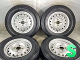 トーヨータイヤ V-02e 165R13 6PR /日産純正 5.0J+ 100-4穴 4本