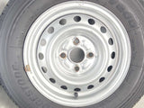 ブリヂストン V600 165R13 6PR /トヨタ純正 5.0J+ 100-4穴 4本