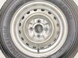 ブリヂストン V600 165R13 6PR /日産純正 5.0J+ 100-4穴 4本
