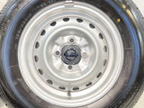 ブリヂストン RD-613 STEEL 165/80R13 90/88LT /日産純正 5.0J+ 100-4穴 4本