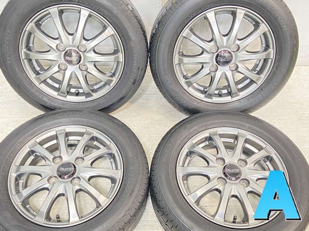 ブリヂストン ネクストリー 155/65R13 / DILETTO 4.0J+42 100-4穴 4本 