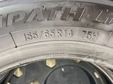 トーヨータイヤ トランパス Luk 155/65R14 2本