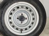 ブリヂストン V600 155/80R14 88/86N LT /トヨタ純正 5.0J+ 100-4穴 4本