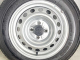 ブリヂストン V600 155/80R14 88/86N LT /トヨタ純正 5.0J+ 100-4穴 4本