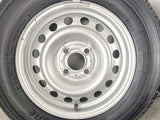 ブリヂストン V600 165/80R14 91/90N LT /日産純正 5.0J+ 100-4穴 4本