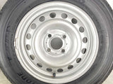 ブリヂストン V600 165/80R14 91/90N LT /日産純正 5.0J+ 100-4穴 4本