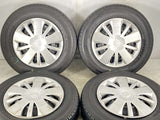 ブリヂストン V600 165/80R14 97/95N LT /日産純正 5.0J+ 114.3-4穴 4本