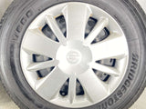 ブリヂストン V600 165/80R14 97/95N LT /日産純正 5.0J+ 114.3-4穴 4本