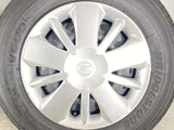 ブリヂストン V600 165/80R14 97/95N LT /日産純正 5.0J+ 114.3-4穴 4本