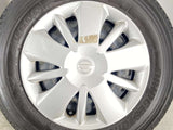 ブリヂストン V600 165/80R14 91/90N LT /日産純正 5.0J+ 114.3-4穴 4本