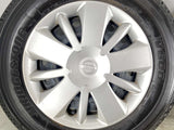 ブリヂストン V600 165/80R14 91/90N LT /日産純正 5.0J+ 114.3-4穴 4本
