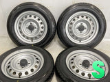 ブリヂストン V600 155/80R14 88/86N LT /トヨタ純正 5.0J+ 100-4穴 4本